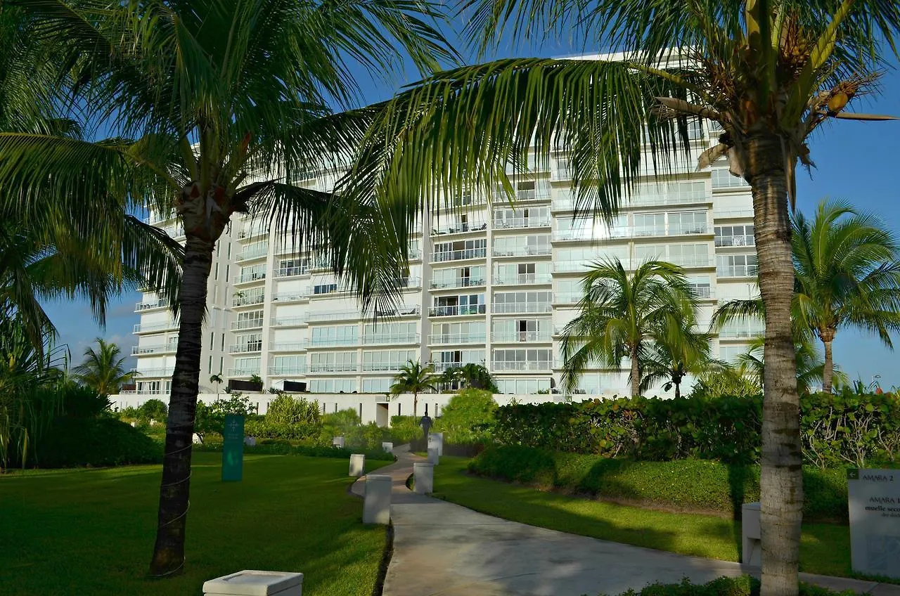 アパートホテル Ocean Front Amara'S Condo...Best Layout Views カンクン