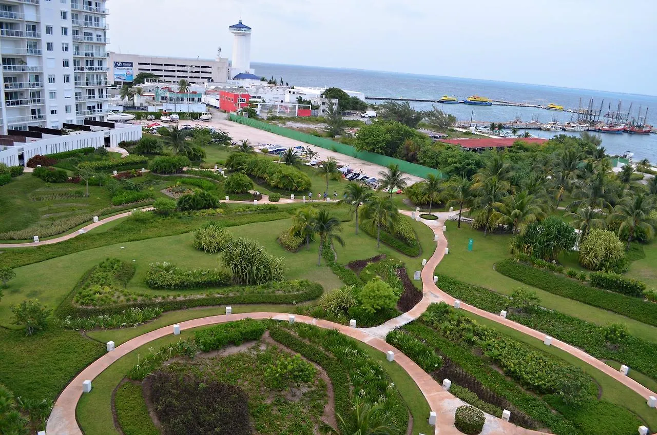 アパートホテル Ocean Front Amara'S Condo...Best Layout Views カンクン メキシコ